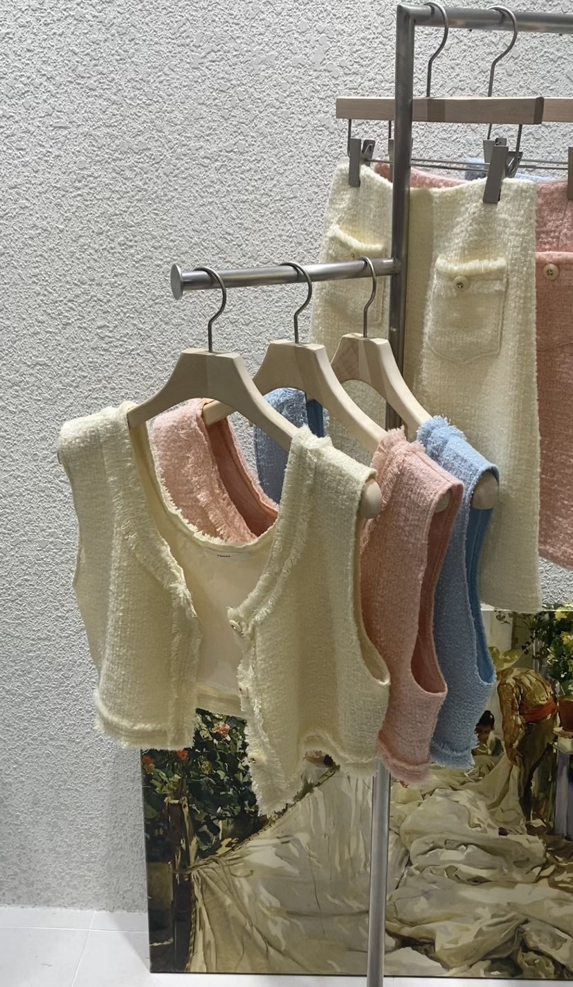 N BROWN韓國直郵東大門代購女裝新款休閑真品職業馬甲花呢N BROWN馬甲